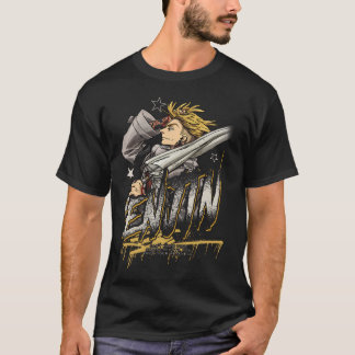 星付きEnjinポートレートのアウトライン Tシャツ