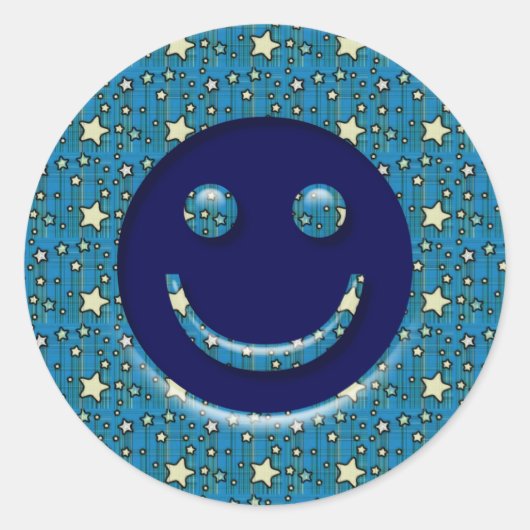 星付顔 ラウンドシール (正面)