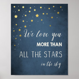 星以上の愛をあなたに キュートアート 乳児室 ポスター