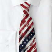 星動揺してと縞 ネクタイ