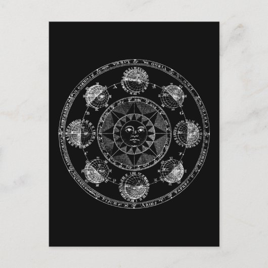 星占いサークル ポストカード (正面)