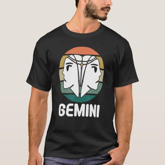 星占いジェミニ Tシャツ (正面)