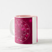 星占いホイール星印 ツートーンマグカップ (正面左)