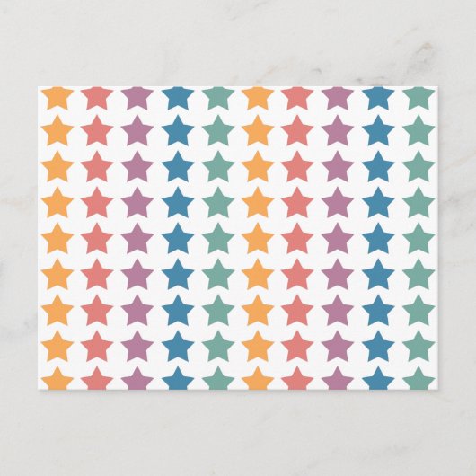 星占いレトロ星 案内ポストカード (正面)