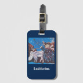 星占い占星術サギタリウムアクリルラゲージタグ ラゲッジタグ (正面縦)
