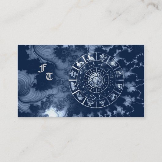 星占い名刺 名刺 (正面)