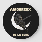 星占い少女 ラージ壁時計 (正面)