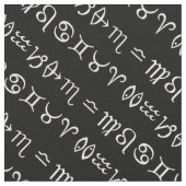 星占い布パーソナライズされた〔占星術の〕十二宮図織物 ファブリック (クローズアップ)