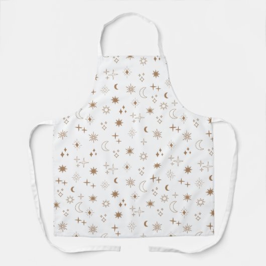 星占い星型 エプロン (正面)