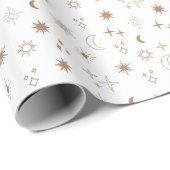 星占い星型 ラッピングペーパー (ロールコーナー)