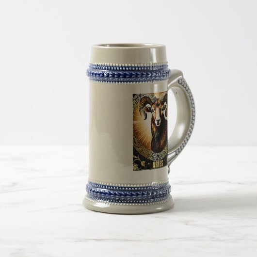 星占い星座 ビールジョッキ (正面右)