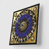 星占い時計 スクエア壁時計 (傾斜)