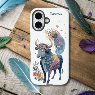 星占い注入タウロス〔占星術の〕十二宮図AI設計iPhone iPhone 16ケース