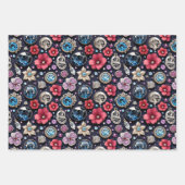 星占い蠍座誕生月花結晶 ラッピングペーパーシート (正面3)