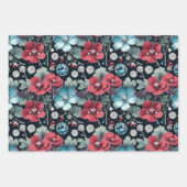 星占い蠍座誕生月花結晶 ラッピングペーパーシート (正面2)