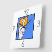 星占い〔占星術の〕十二宮図標識《星座》乙女座壁時計 スクエア壁時計 (傾斜)