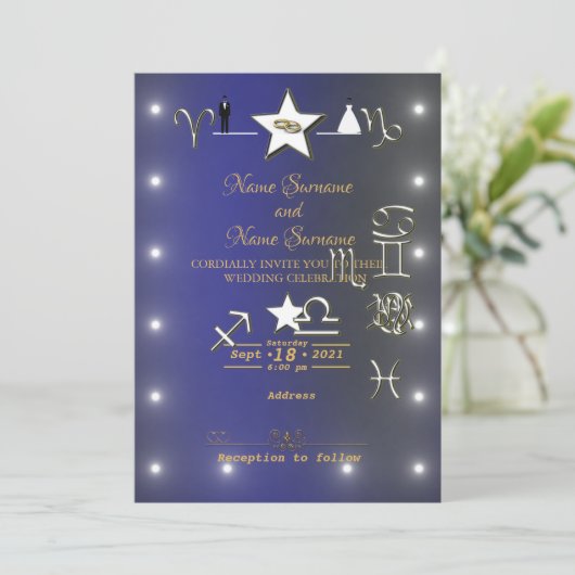 星占い 招待状 (スタンド正面)
