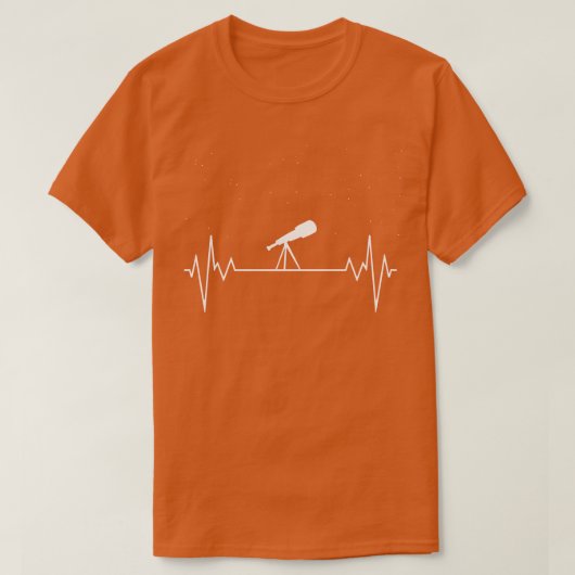 星占クール愛望遠鏡HEARTBEA用デザイン Tシャツ (デザイン正面)