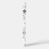 星印シンボルパターン色+白 Case-Mate iPhoneケース (裏面 / 右)