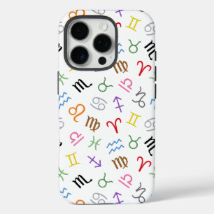 星印シンボルパターン色+白 iPhone 16 PROケース