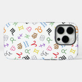 星印シンボルパターン色+白 Case-Mate iPhoneケース (裏面 (横))