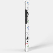 星印シンボルパターン色+白 SAMSUNG GALAXYケース (右側面)