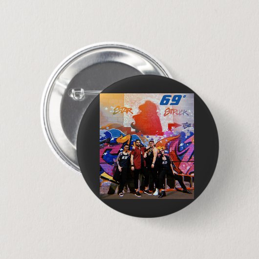 星印ボタン（円） 缶バッジ (正面&裏面)