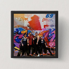 星印ボタン（四角） 缶バッジ