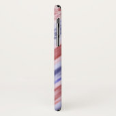 星及びストライプで写実的なiPhoneの場合 Case-Mate iPhoneケース (裏面/左)