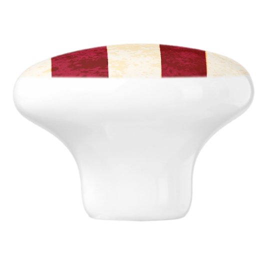 星及びストライプの愛国心が強いアメリカのスタイル米国の旗 セラミックノブ (側面)