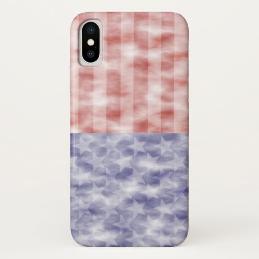 星及びストライプの米国旗のiPhoneの場合 Case-Mate iPhoneケース (裏面)