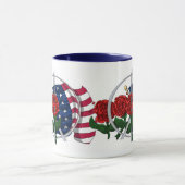 星及びバラ-マグ マグカップ (中央)