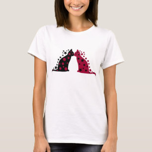 星及び月のキスをするな猫 Tシャツ