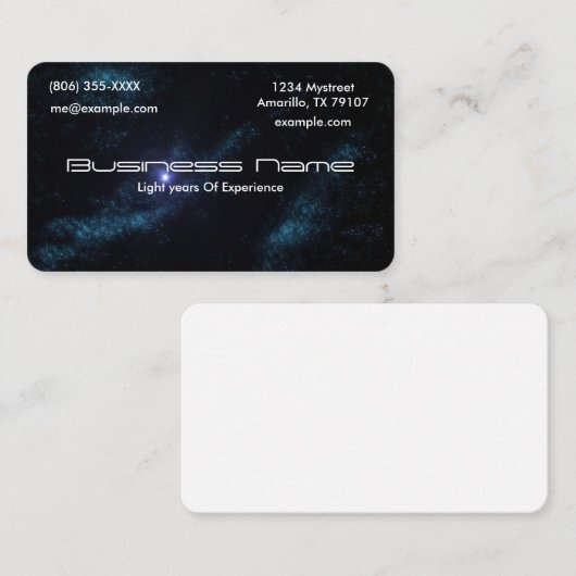 星団の名刺 名刺 (正面/裏面)