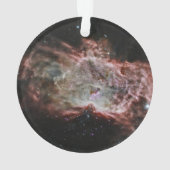 星団は炎の星雲の中心にある。 オーナメント (裏面)