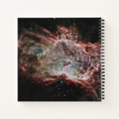 星団は炎の星雲の中心にある。 ノートブック (裏面)