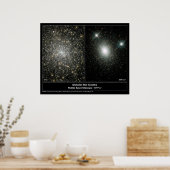 星団ハッブル望遠鏡写真 ポスター (キッチン)