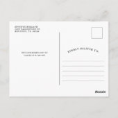 星団 | ジュネクサホリデーRBYGカラー ポストカード (裏面)