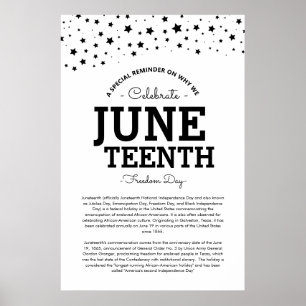 星団  第11次情報ブラック/ホワイト ポスター
