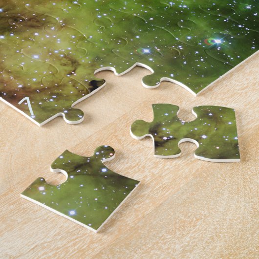 星団 – NGC 2467, Constellation Pupis ジグソーパズル (側面)