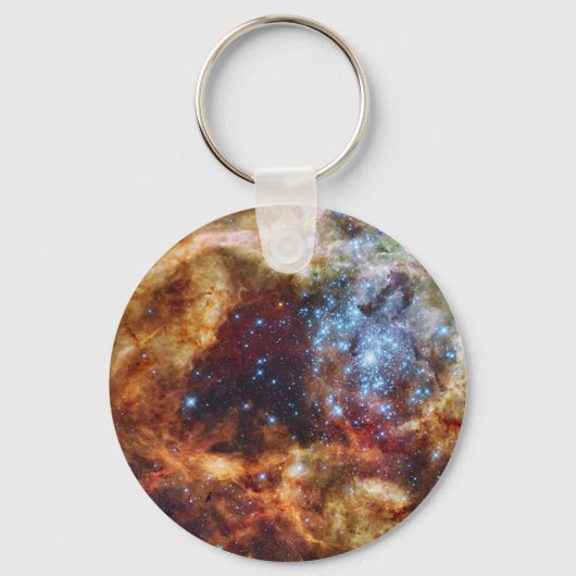 星団R136が星雲を爆発 キーホルダー (正面)