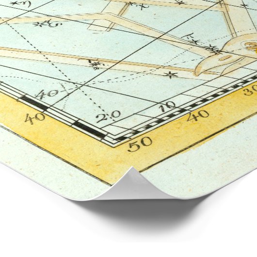 星図(1801) ポスター (角)