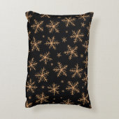 星型の水晶パターン枕 アクセントクッション (裏面(縦))