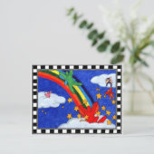 星型まき葉書 ポストカード (スタンド正面)