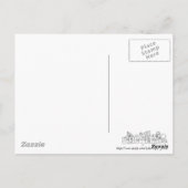 星型まき葉書 ポストカード (裏面)