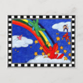 星型まき葉書 ポストカード (正面)