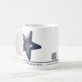 🌟星型クリスマスツリーフローリスト コーヒーマグカップ (正面左)