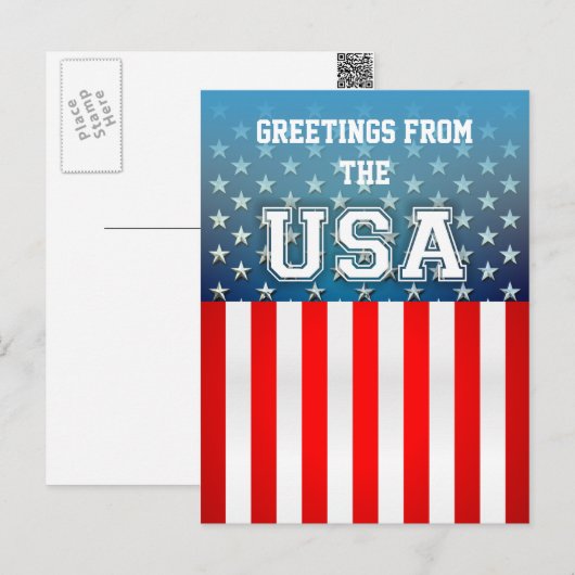 星型スタイル ポストカード (正面/裏面)