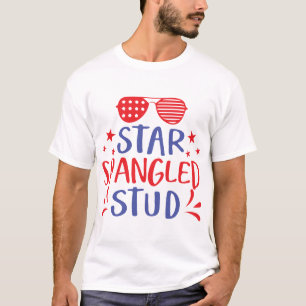 星型スタッド Tシャツ