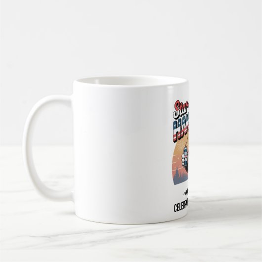 星型ハンマードイーグルBBQ コーヒーマグカップ (左)